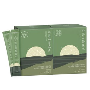 바른 곡물효소 누룽지맛, 90g, 2박스