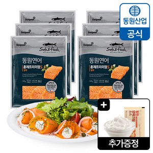 동원 연어 훈제프리미엄 세트, 140g, 6개