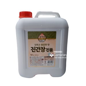 옹가네 사조해표 진간장 진품14L 업소용 대용량, 14L, 1개