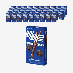 빼빼로 초코쿠키, 37g, 40개