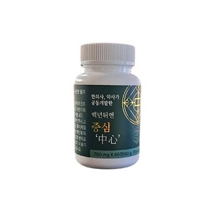 [정품] 백년뒤앤 중심 70mg x 60정 베스타린 BPPV 균형 솔루션 영양제, 1개