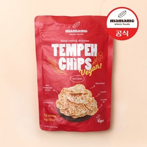 마마메 템페칩스 프로틴 글루틴프리과자 콩칩 단백칩, 4. 바베큐 50g, 50g, 1개