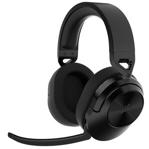 커세어 HS55 WIRELESS 블루투스 게이밍 헤드셋, 블랙