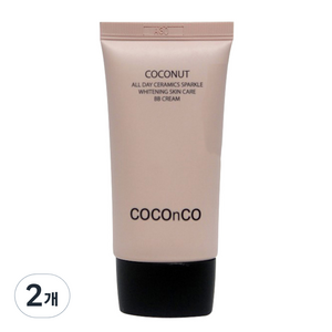 코코앤코 코코넛 래디언스 에센스 비비크림 SPF50+ PA+++ 50ml, 2개