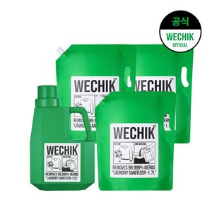 [위칙] 소독 섬유유연제 1.5L + 소독 섬유유연제 리필 1.7L 3개