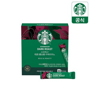 스타벅스 다크 로스트 아메리카노 원두커피믹스, 1.1g, 30개입, 1개