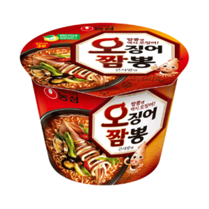 농심 오징어짬뽕 컵 67g, 6개