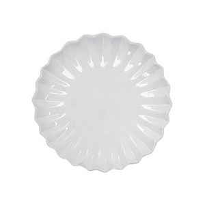 VBC까사 인칸토 샐러드접시 플리티드 20cm, 화이트, 1개