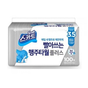 스카트 빨아쓰는 행주타월 플러스, 100개입, 1개