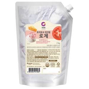 청정원 로제 스파게티소스 2kg, 1개