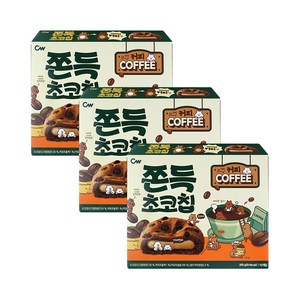 청우식품 쫀득 초코칩 커피, 3개, 200g