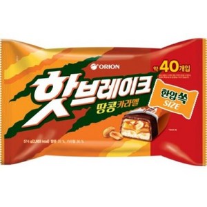 오리온 핫브레이크 한입쏙, 574g, 2개