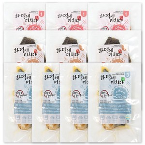 [화덕에 미치다] 500도 가시없는 생선구이 3종 10팩 구성 (고등어100g x 4팩 + 가자미65g x 3팩 + 볼락85g x 3팩), 1세트