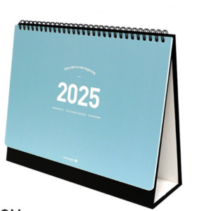 모닝글로리 2025 스탠딩 캘린더 대 2종세트, 화이트, 블루, 4세트
