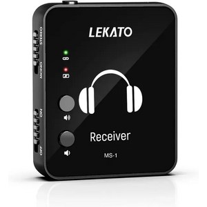 IEM 송신기 시스템 LEKATO 자동 라이브 수신기 무선 이어폰 무선 MS1G 24Ghz 시스템 스튜디오 모니터, 4.1 Receive, 4) 1 Receive, 한개옵션1