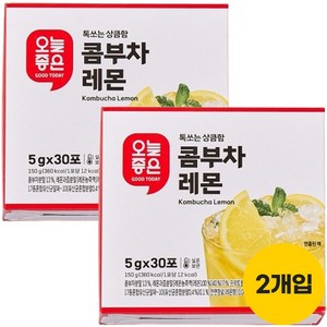 오늘좋은 콤부차 레몬 기획 5g*60입, 150g, 60개