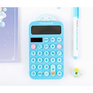 산리오 계산기 사무실 휴대용 데스크, 1개, 시나모롤