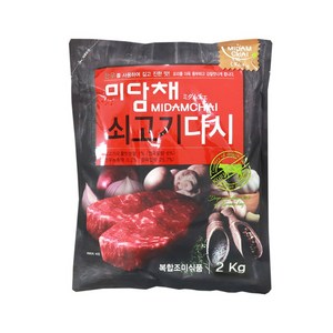 미담채 쇠고기 다시, 1개, 2kg