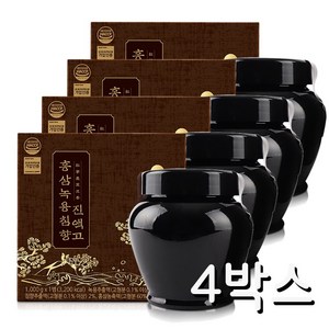 프리미엄 홍삼녹용침향진액고 [대용량] 1kg (고급쇼핑백+전용스푼+고급케이스) pemium gift 1kg 4개