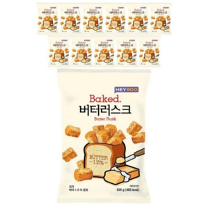 헤이루 버터 러스크 100g 한박스, 12개