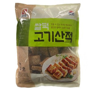 사조오양 쌀떡고기산적 1kg, 1개