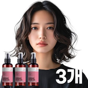 로제니 아르간 헤어오일 헤어에센스 로즈블로썸, 3개, 100ml