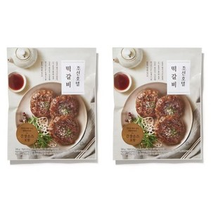 조선 호텔 육즙 가득한 떡갈비 345g 냉동 식품, 2개