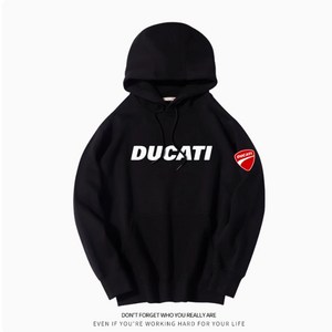 DUCATI 두가티 로고 후드 정비소 긴팔 티셔츠 오토바이 라이더 바이크 루즈핏 팀복