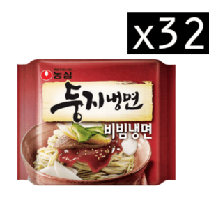 둥지냉면 비빔냉면 162g, 32개