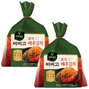 비비고 포기김치, 5kg, 2개