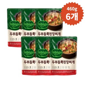 비비고 두부듬뿍 된장찌개, 460g, 6개