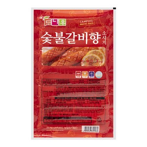 도나우 숯불갈비향소시지1kg, 1kg, 1개