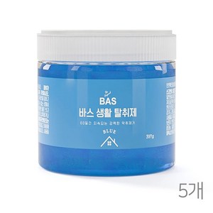 BAS 블루 탈취제 본품, 397g, 5개