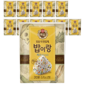 백설 밥이랑 치즈, 27g, 12개