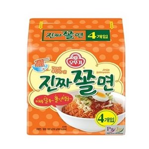 오뚜기 진짜쫄면, 150g, 4개