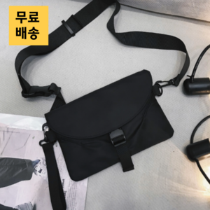 로디문 해외 여행용 크로스백 남성 여성 데일리 버클 사각 미니 가방