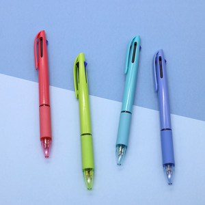 간호사용품 3색 볼펜 초저점도 0.7mm 볼펜, 그린