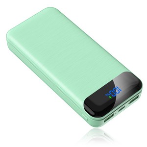 KLIFE 고속충전 대용량 보조배터리 20000mAh PD 22.5W QC3.0 잔량표시, 그린, PD-Q2