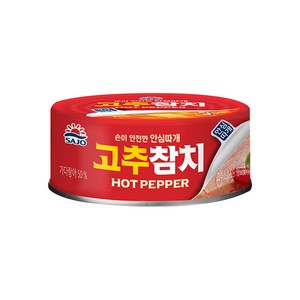 사조 고추참치 안심따개, 85g, 8개