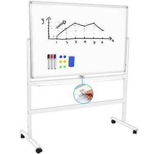 화이트보드 대형 화이트 보드 자석 화이트 보드 화이트보드+이동식스탠드
