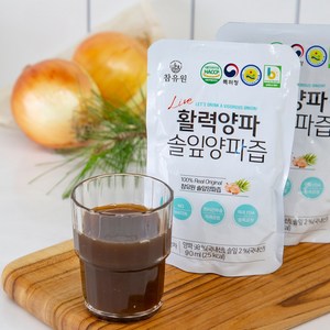 특허제조 활력양파 솔잎양파즙 100팩, 100개, 90ml