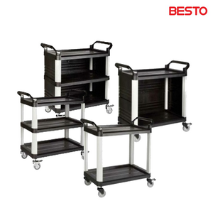 베스토 BESTO-SH LM3640SBT MIR 핸드카트 대차 손수레 2단 3단, LM3640SBT MIR(칸막이O) 3단, 1개