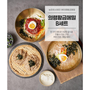 의령황금메밀 친환경 국내산 쓴메밀 생면, 1.2kg, 2개