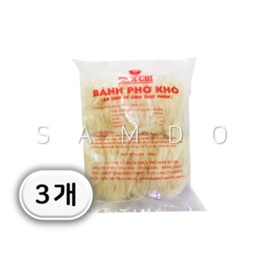 비치치 반포코 4mm 쌀국수면, 500g, 3개