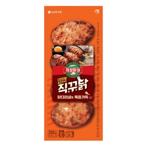 롯데 직꾸닭 리얼간장 200g, 5개