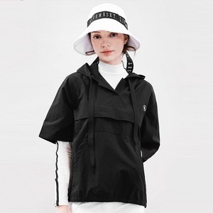 [체스골프-무료배송] 오버트 여성골프 아노락 반팔 후드맨투맨 여성골프반팔맨투맨 골프아노락티