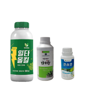 일타올킬500ml + 다키움250ml + 칼슘킹200ml 식물살충제보다 안전한 병해충관리제 화초 나무 제라늄, 1개