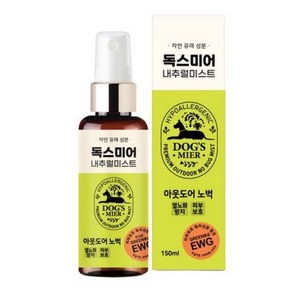 독스미어 내추럴미스트 아웃도어노벅미스트 150ML 미스트, 1개