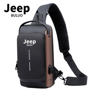 JEEP BULUO 방수 슬링백 크로스백 힙색 옆으로매는가방 여행 캐주얼 도난방지