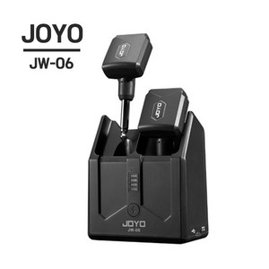 조요 JOYO JW-06 일렉기타 베이스기타 블루투스 무선 기타 시스템 58GHz 디지털 송신기 및 리시버 송수신기 휴대용 충전 케이스 포함, 1개